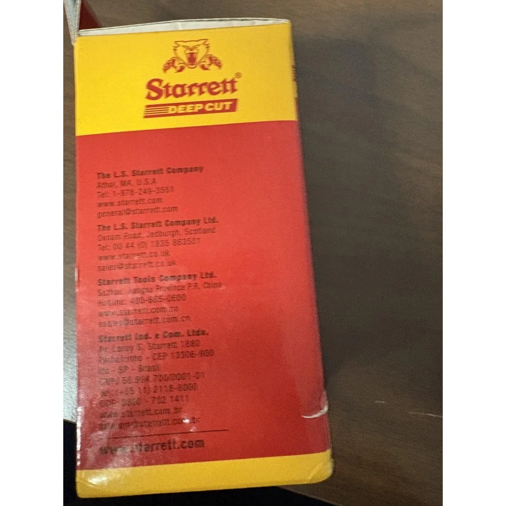 Starrett Deep‎ Cut Quickshot Bi-Metal Hole Saw 1-13/16 46mm Extra Cobalt DC